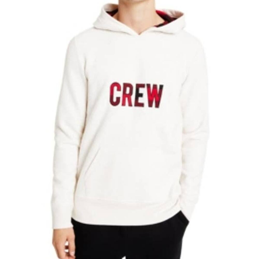 Ideology Unisex "crew" Graphic Hoodie, tan M